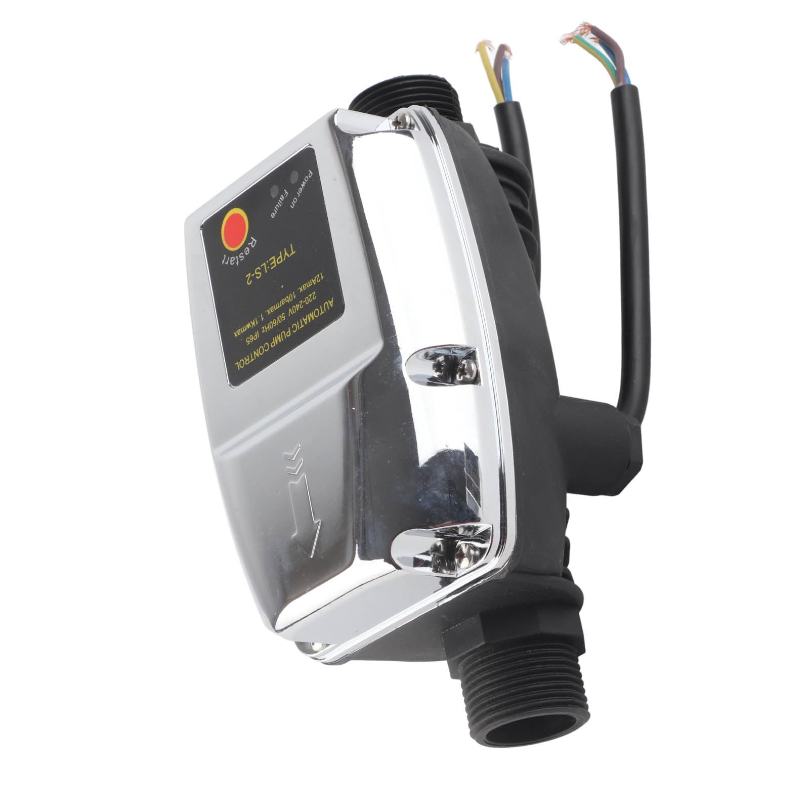 Omabeta Regolatore Automatico della Pompa Protezione IP65 Pompa Dell'acqua Pressostato Elettronico per Autoadescante, da Giardino, 1,1KW, Filettatura G1
