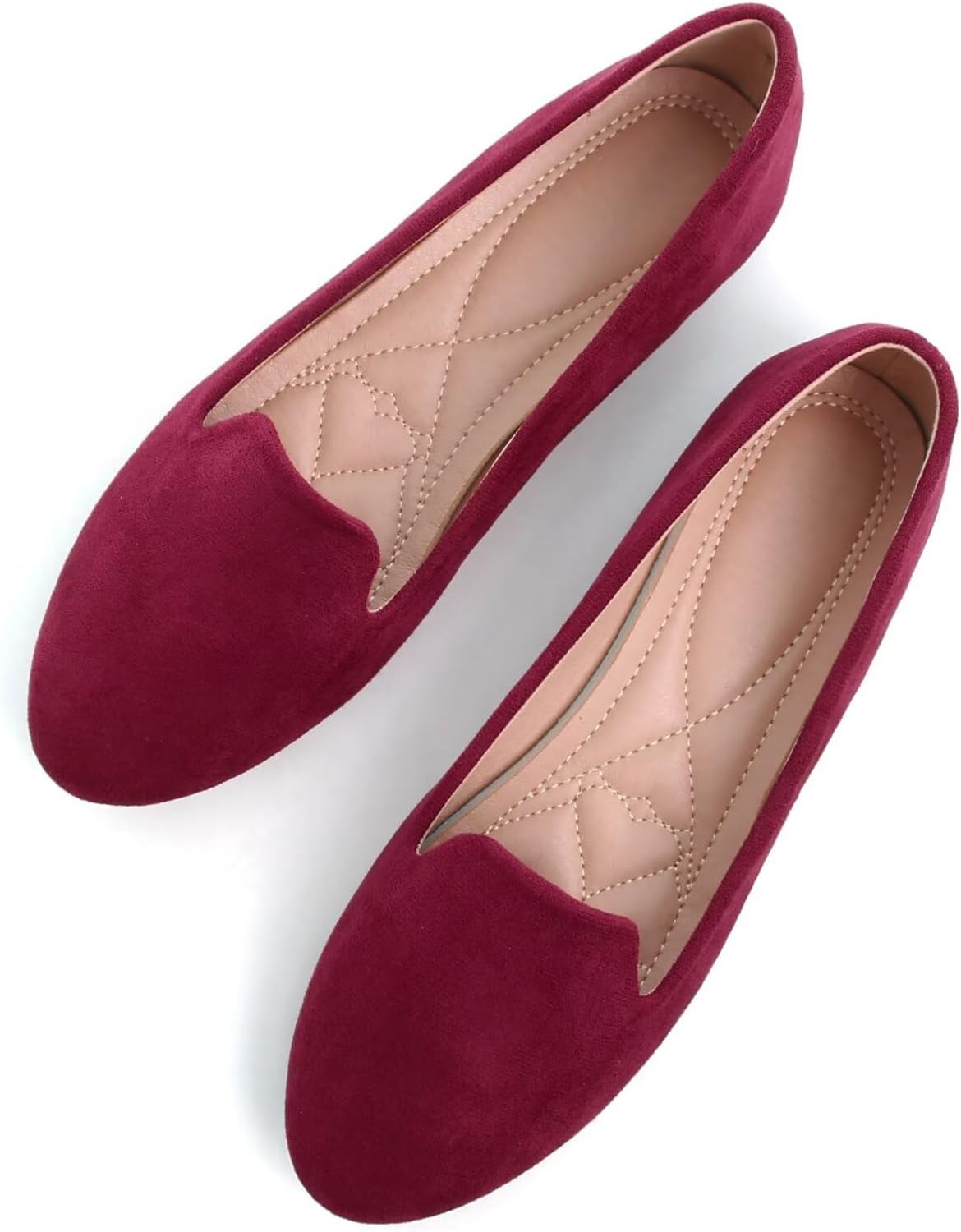 SAILING LU Women Round Toe Flats Comfortable Fashion Ballet Flat Shoes for Women Dressy Slip-ons Loafers