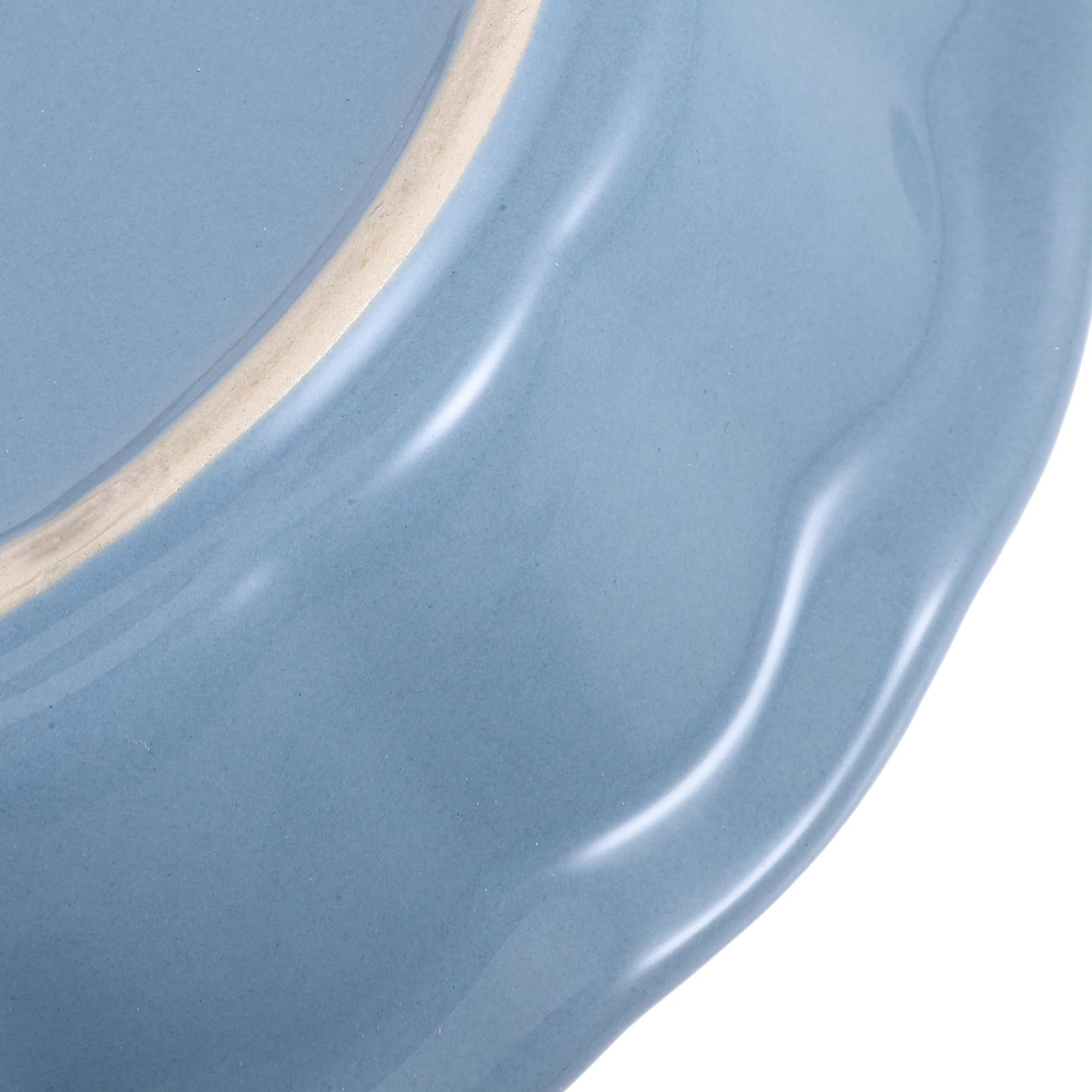 Sosoport Molde para Hornear Tartas de Cerámica Redondo, Antiadherente y Fácil de Limpiar, Fuente Profunda Adecuado para Pizza y Pastel de Calabaza en Cocina