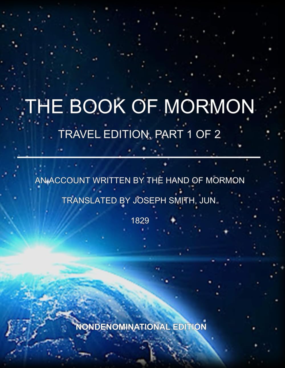 THE BOOK OF MORMON: TRAVEL EDITION, PART 1 OF 2