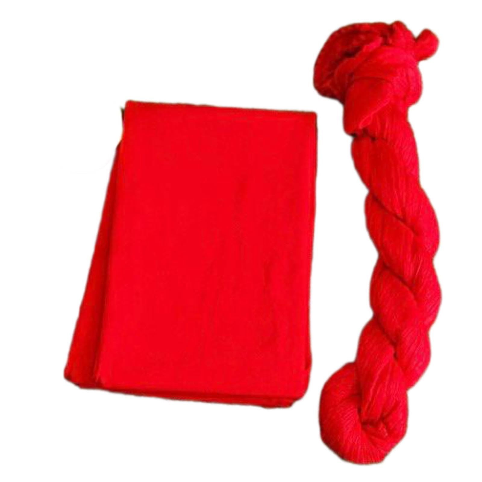 Premium Red Women’s 2-Way Stretch Cotton Lycra Leggings with Matching Dupatta/Shawl Combo | Ankle Length | XL XXL Size |-image-44