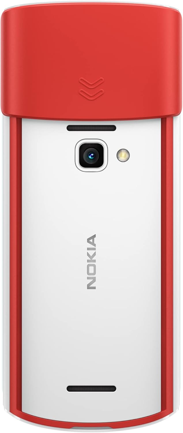 Nokia 5710 XpressAudio keypad Phone Single-SIM 128MB ROM + 48MB RAM (GSM Only | No CDMA) Factory Unlocked 4G/LTE Cellphone (White)-International Version