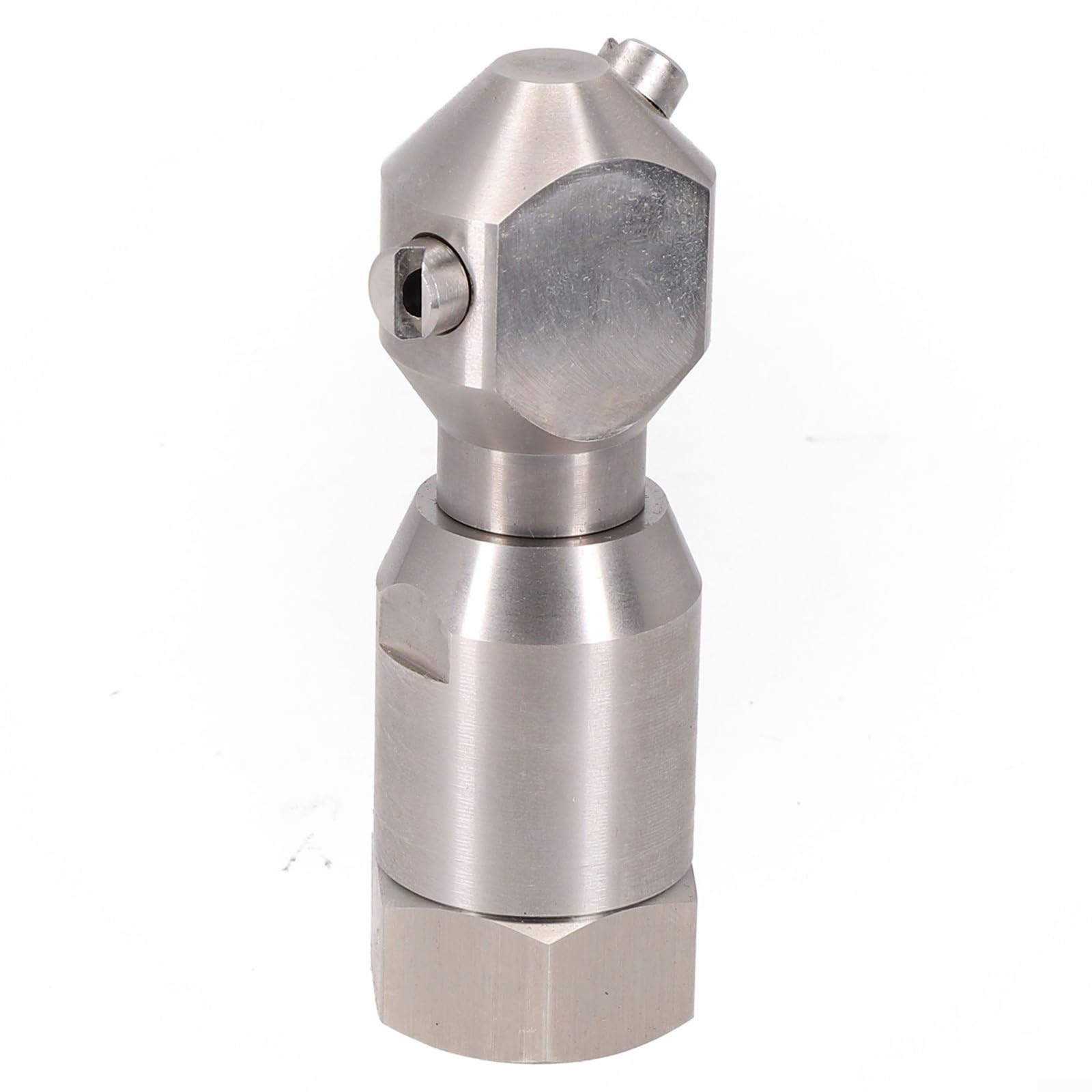 Ugello di lavaggio in acciaio inox ugello rotante per la pulizia del serbatoio di spruzzatura ugello per la pulizia di contenitori e tubi (1/2 ")