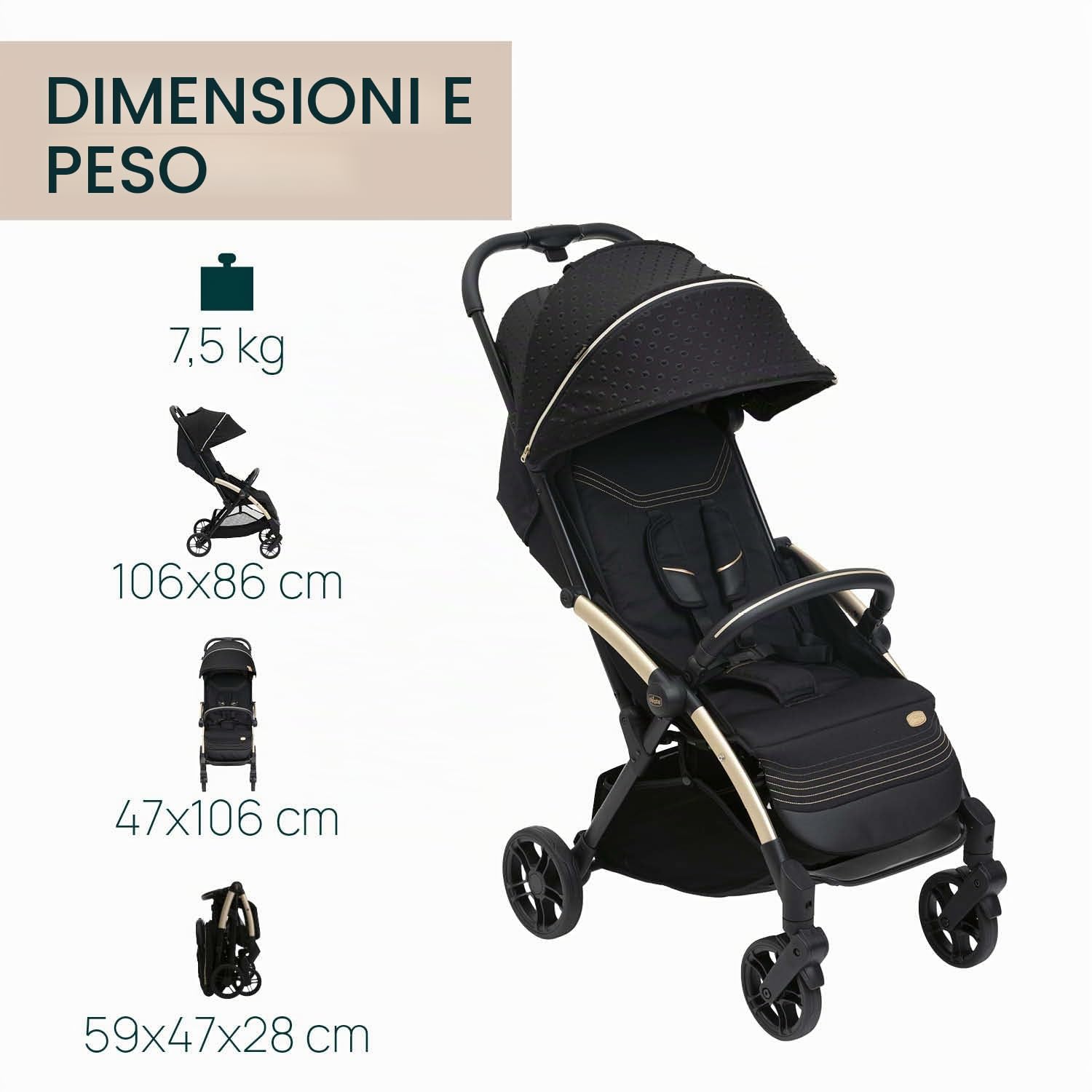 Passeggino 4 ruote Chicco
