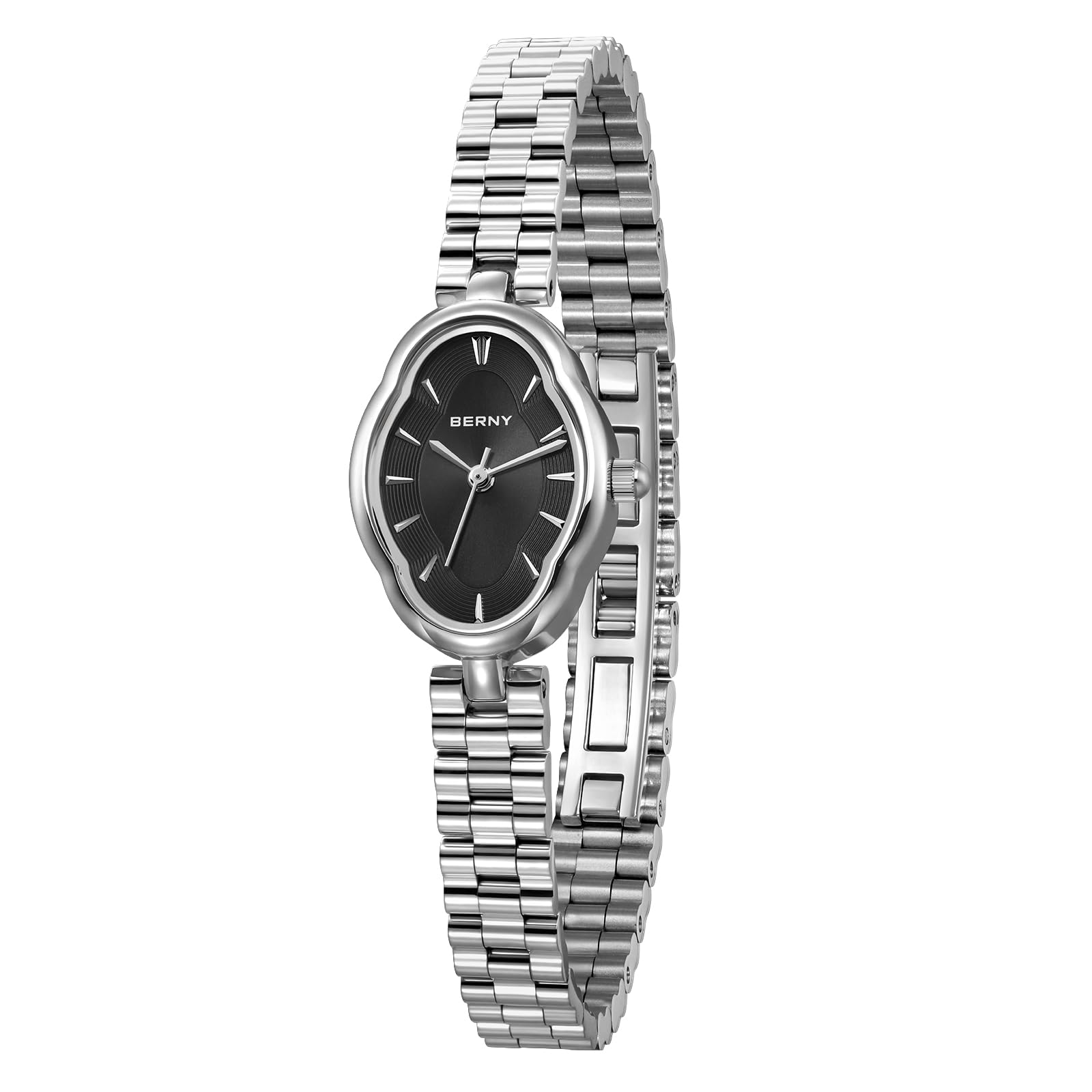 BERNY Uhr Für Frauen Damen Quarzuhren 3ATM Wasserdicht Mode Weiblich Armbanduhr Idear Geschenke für Mädchen