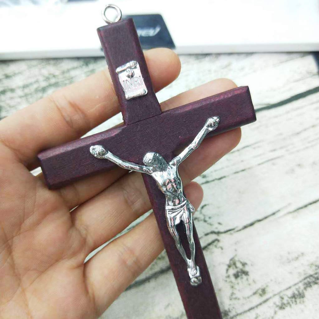 Croix De Jésus Christ En Bois De 32 Cm à Fixer Au Mur Pour église Religieuse Prière Décoration à Suspendre Croix Pour Mur Grand Format
