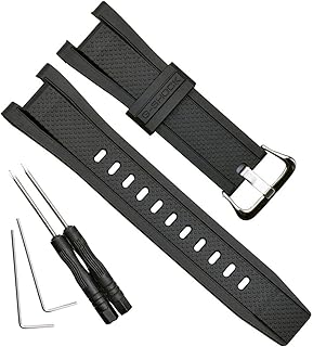 Waterproof Natural Resin Replacement Watch Strap for Casio GST-210 GST-W110 GST-W100 GST-S110 GST-S100 GST-B100 GST-S300