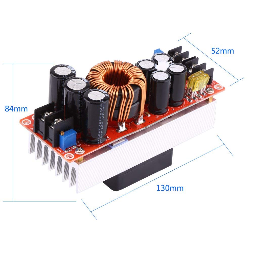 Modulo Boost Booster da 1500 W 30A DC-DC Boost Converter Step-up Modulo di Alimentazione in 10~60 V out 12~90 V