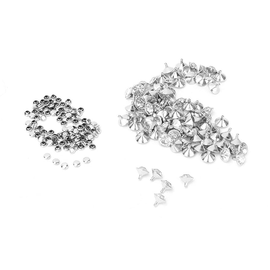 開封済み　STUD ロングフラップ　wynn レアデック Amazon.com: HEEPDD 100pcs 12mm Rhinestone Rivets Crystal