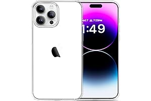 JJGOO Case Compatible with iPhone 14 Pro Max Case Clear.