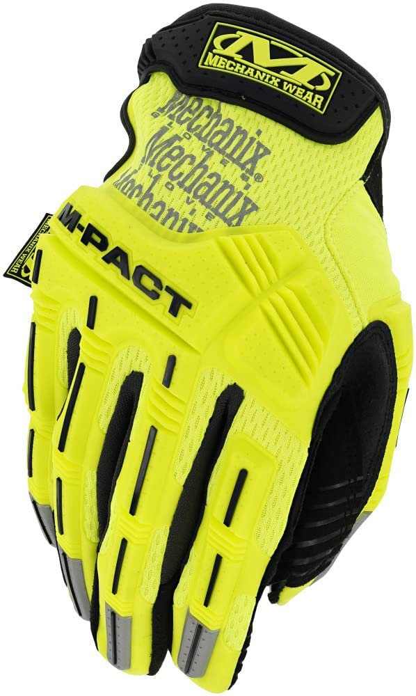 Mechanix Wear Gants Hi-Viz M-Pact® (XL, jaune fluorescent)