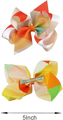 Miniatura 3 de BGFKS Falda tutú de tul de ballet en capas para niñas pequeñas con lazos coloridos para el cabello