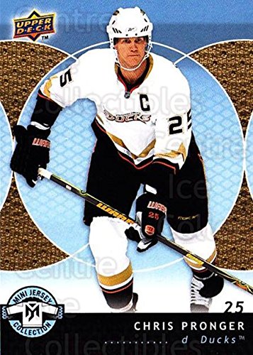 Ci Chris Pronger Hockey Card 2007 08 Ud Mini Jersey Desertcart
