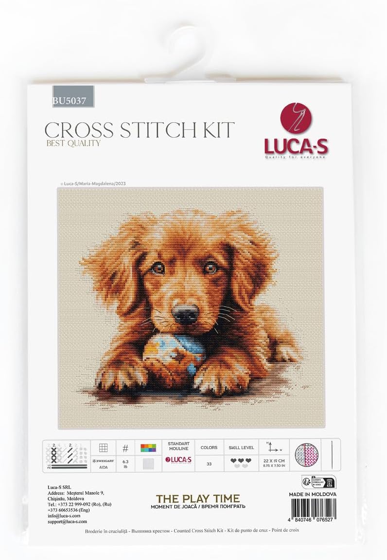 Luca-S Cross Stitch Kit The Play Time