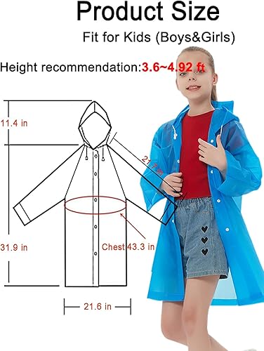 Miniatura 3 de Ponchos de lluvia impermeables para niños, reutilizables, para niños y niñas, chaquetas de lluvia de emergencia con capucha para familia, Disney,