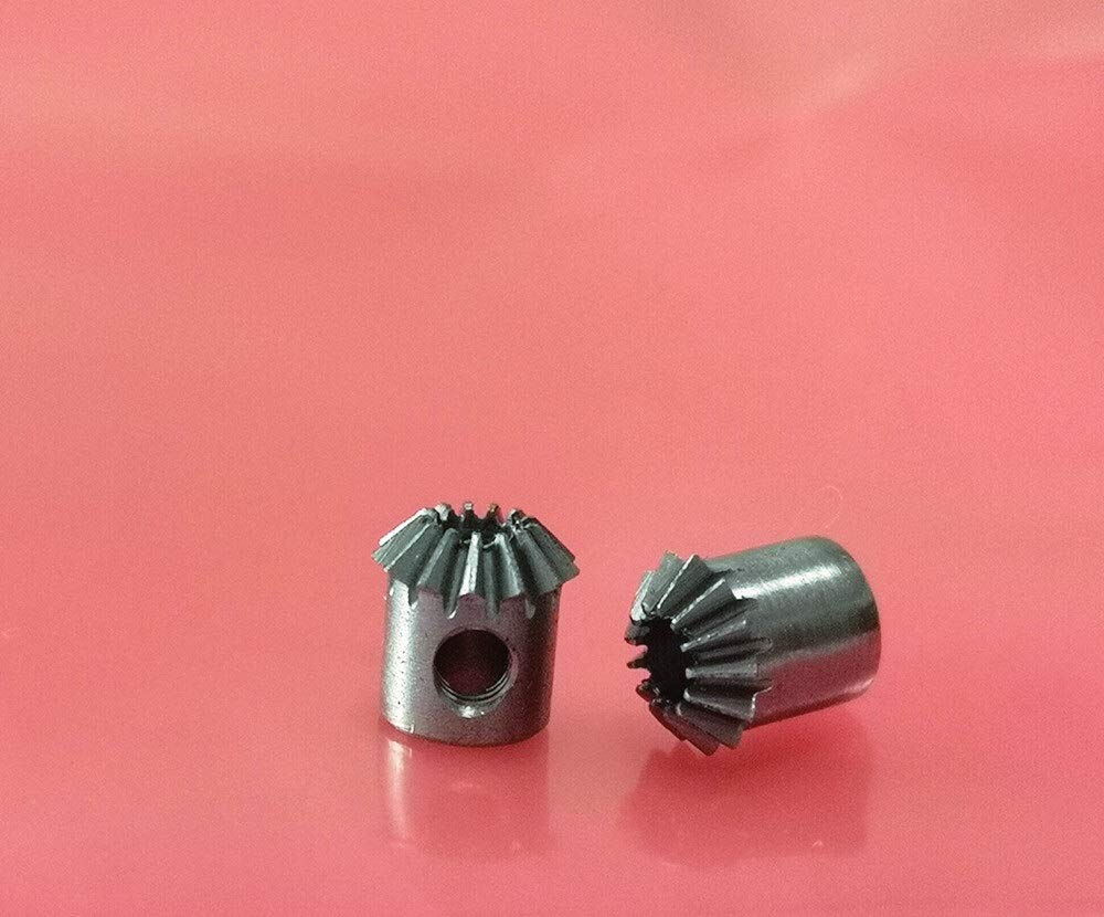 Motorgetriebe, Motorritzel aus Messing Motorgetriebe, Messingritzel, 2 Stück Kegelräder 0,4 M 12 T 0,5 M 13 T 18 T 23 T 25 T Kupferstahl 0,8 M 15 T 1 M 15 T 20 T 90-Grad-Übertragungsgetriebe GS (Farbe