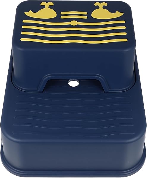 HAPINARY 2 stufiger Kindertritthocker aus Rutschfestem Kunststoff mit Stabilem Design für Badezimmer und Kinderzimmer als Sicherer Tritthocker - 1