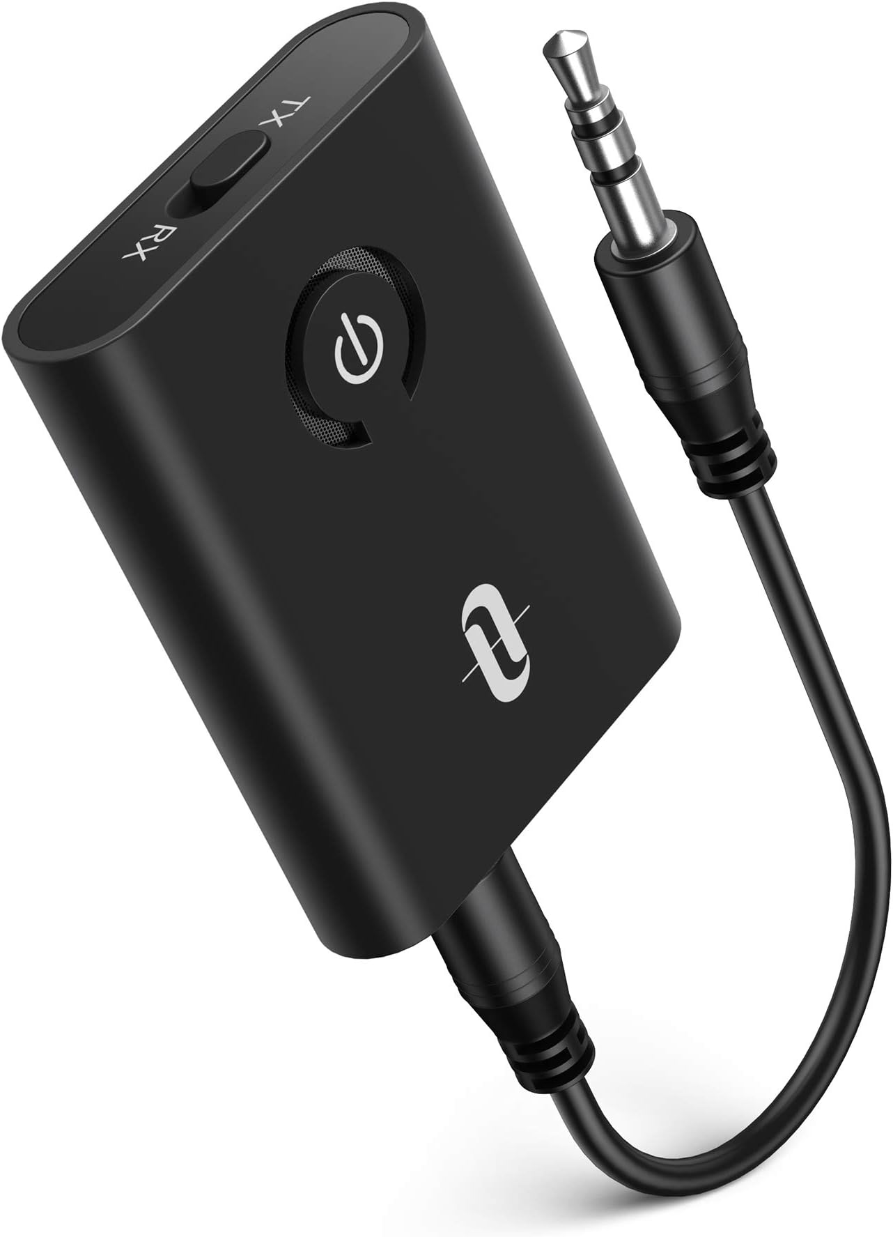 TAOTRONIC Bluetooth 5.0 Transmitter and Receiver, 2-in-1 Wireless 3.5mm Adapter (Low Latency, 2 Devices Simultaneously, for TV/Nintendo Switch/Home Sound System/Car)