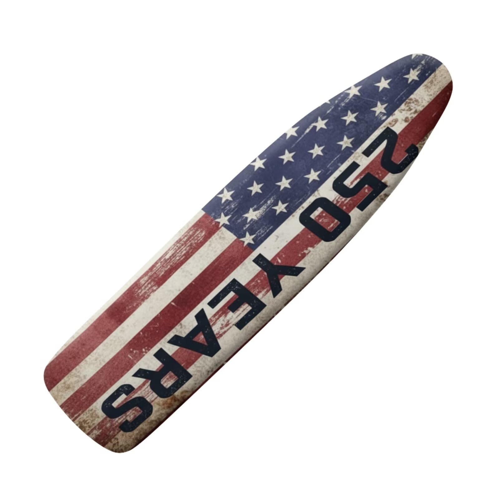 Ironing Board Cover Scorch Resistant American 250 Years Print Stretch Elastic Fit Hook and Loop Fasteners Cover ONLY