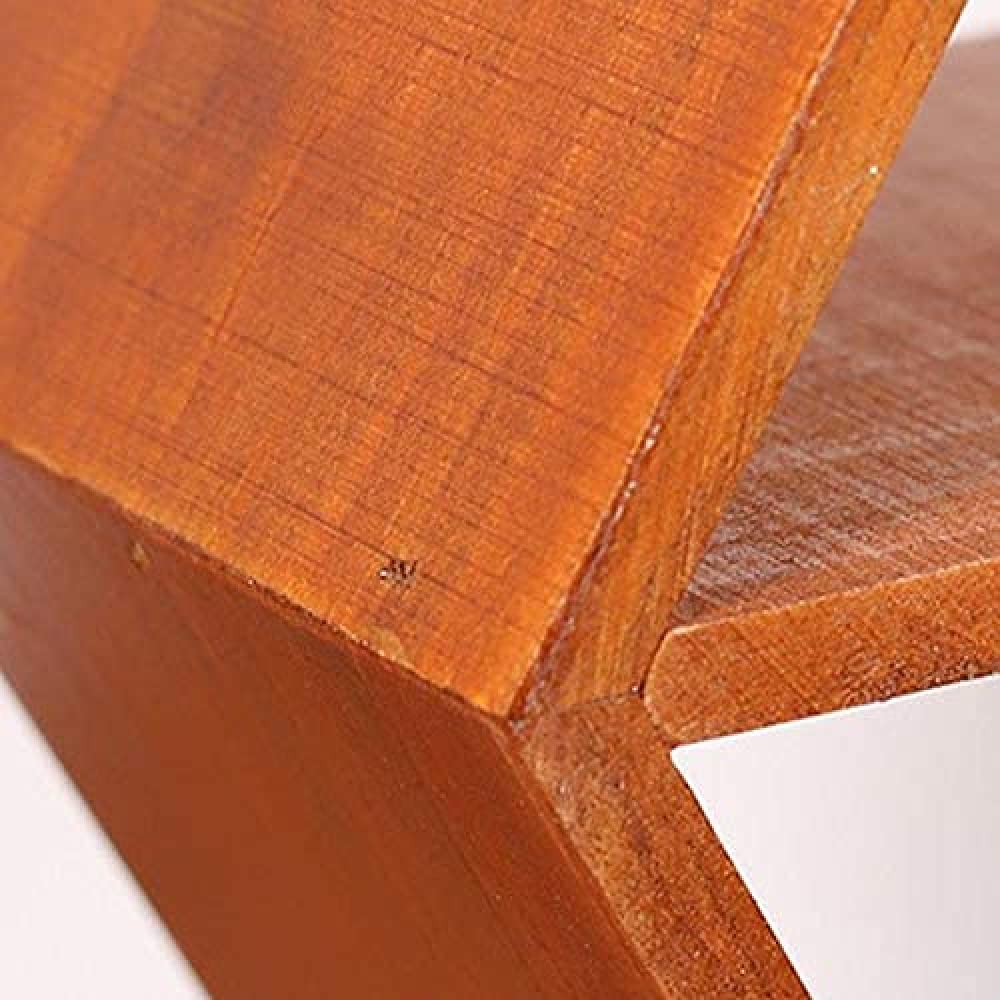 Mensola da parete esagonale creativa, mensole galleggianti, mensole artistiche retrò, scatola portaoggetti da parete in legno massello a forma di diamante, decorazione per la casa, per camera da letto