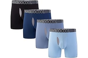Bamboo Cool: Moisture-Wicking, Breathable Boxer Briefs