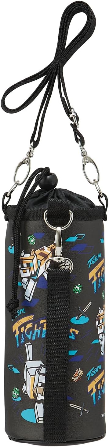 Skater PVPF7-A Bottle Cover, Water Bottle Case, For Kids, Water Bottle Cover, Multi Size, Minecraft, Minecraft, Team, Boys,