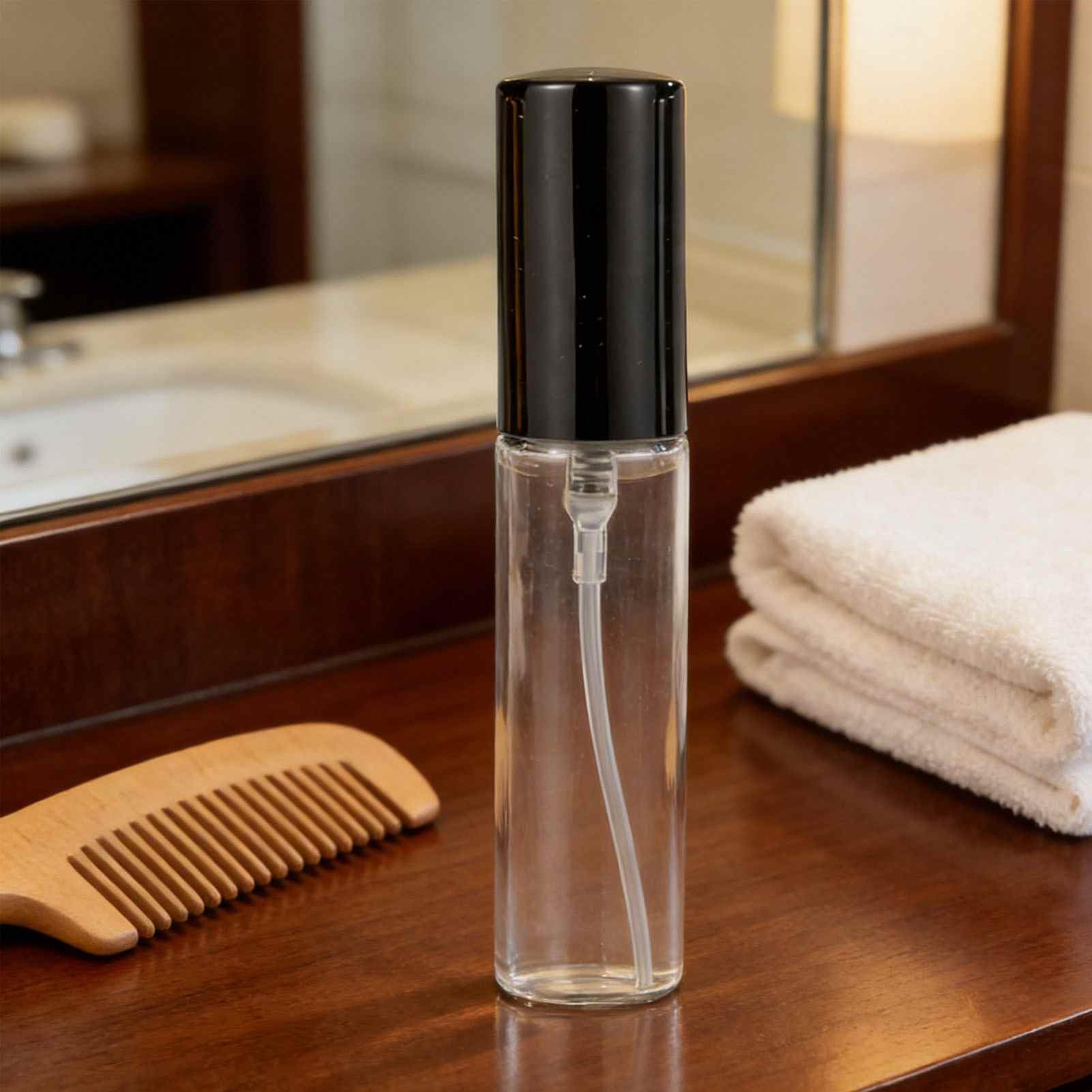 SIXRUN Mini Flaconi Spray in Vetro 50 Pezzi, 10ml Atomizzatore per