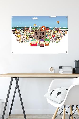 Miniatura 6 de Trends International South Park - Póster de pared horizontal con llave, 22.37 x 34.00 pulgadas, paquete de póster premium y alfiler