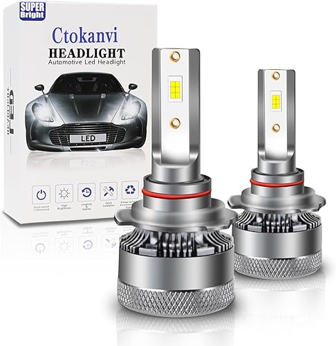 Ctokanvi Bombillas LED 9005 HB3 para faros delanteros, 6500 K luz blanca fría de luz baja, 500% más brillante, combo de bombillas LED HB3 9005, disponible en Yaxa Colombia