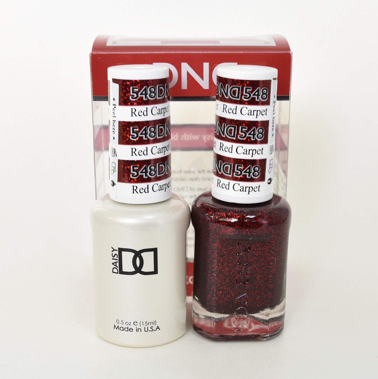 DND Gel and Matching Polish #548 Red Carpet