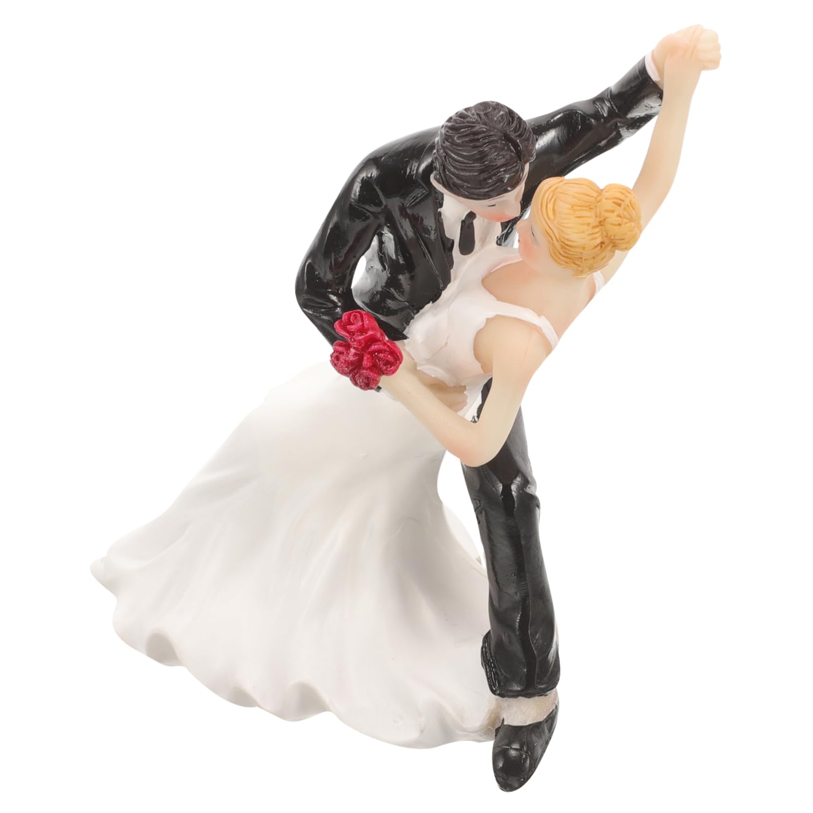 Mikikit 2 Pezzi Decorazione per Torte Nuziali Cake Topper Sposi Accessorio per Matrimonio e Anniversari Realizzazione e Durabilità Atmosfera e Accogliente
