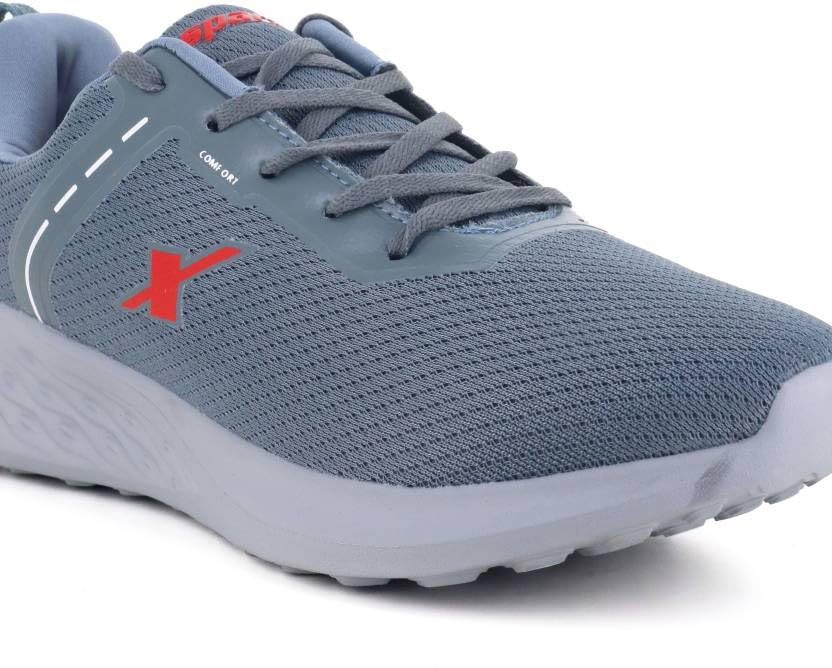 Image of SPARX Men Blue Grey Sports Shoes