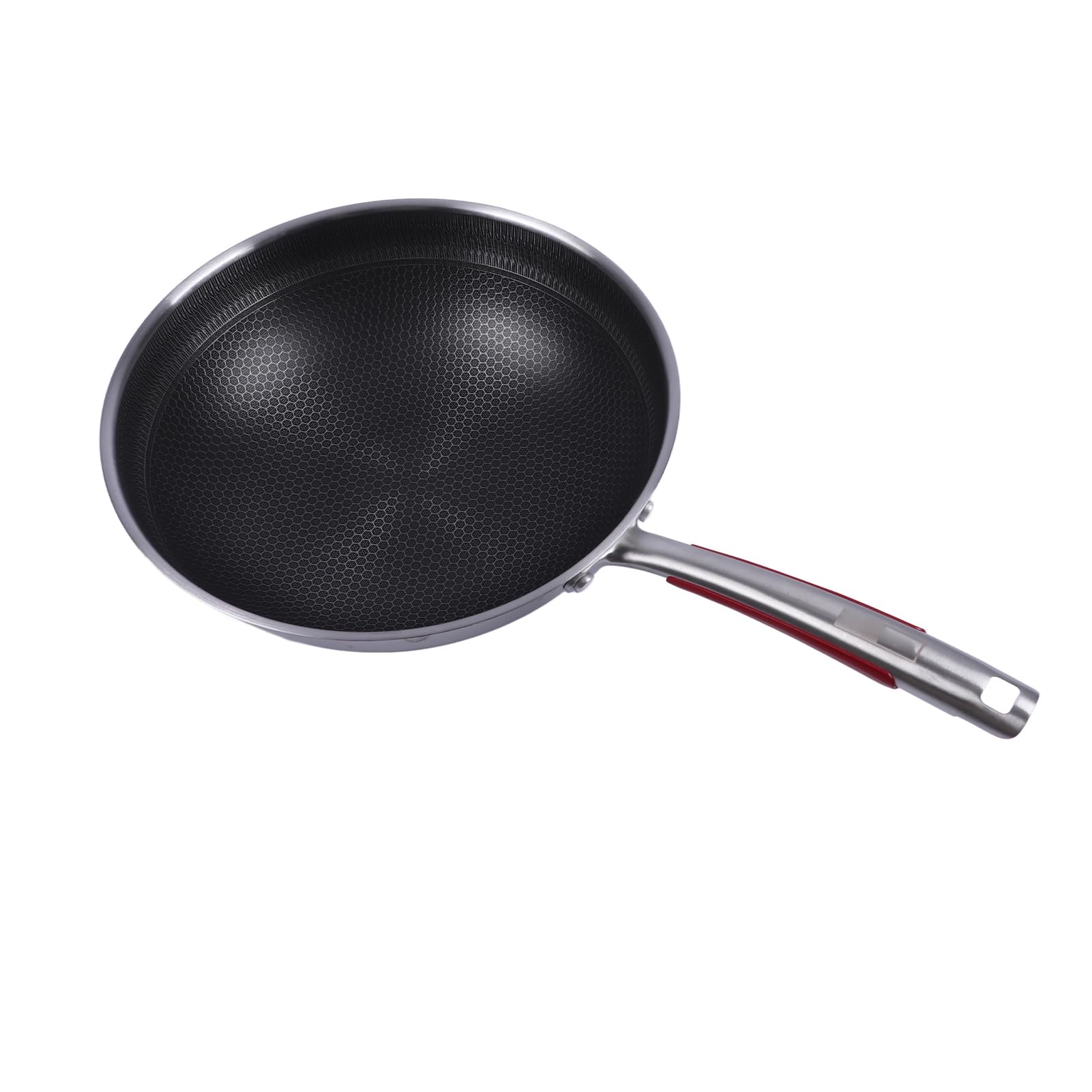 Poêle de 32 cm en acier inoxydable pour en finir avec la cuisson ratée