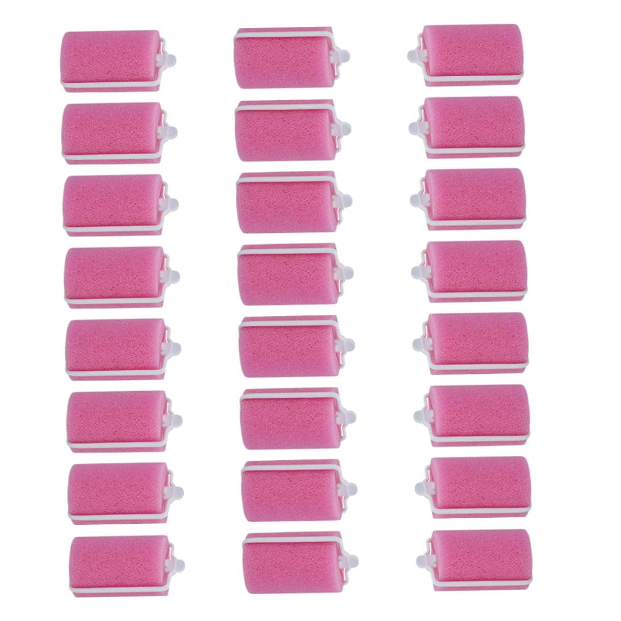 BESTYASH 24pcs Sponge Roller Hair Styling Tool Creative Heatless Curlers for Random Color for All Hair Types Lightweight and Durable Design Random Color