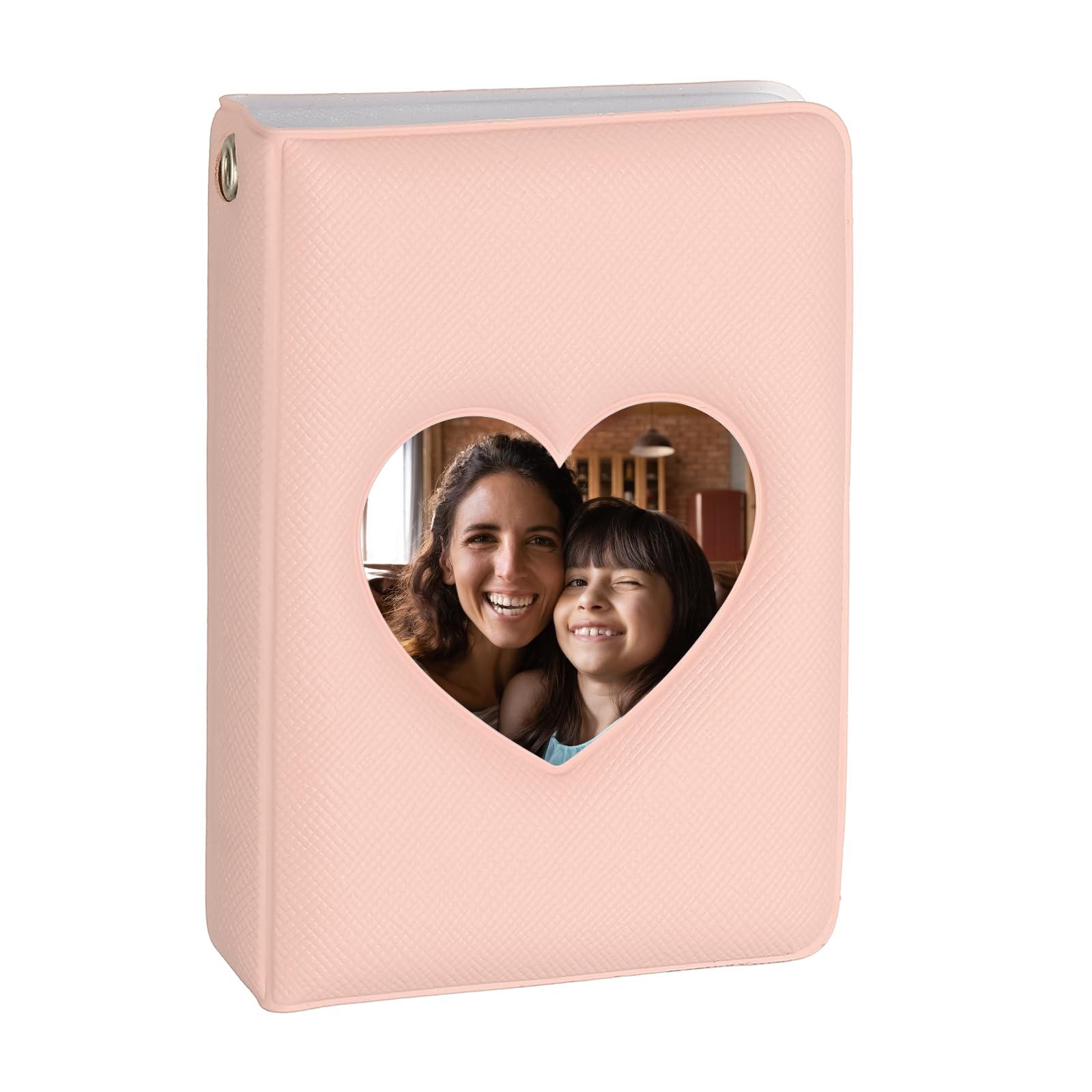 Porte-cartes photo Kpop rose portable 28 inserts et rangement sécurisé