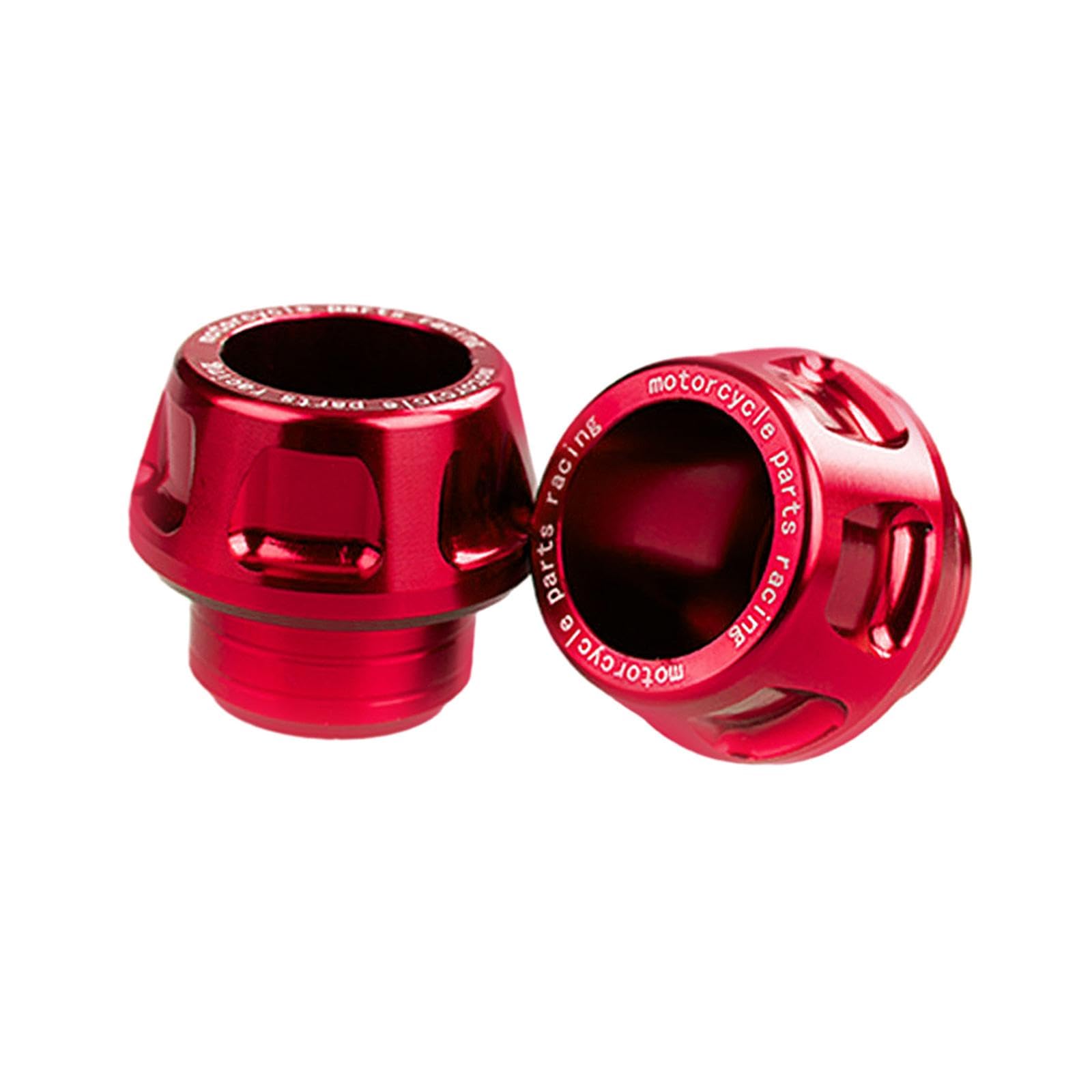 Cadre de Fourche Avant de Moto Universel, Curseur de Protection Contre Les Chutes, Protection Contre Les Chocs de Roue pour Motos, Robuste et léger, Rouge
