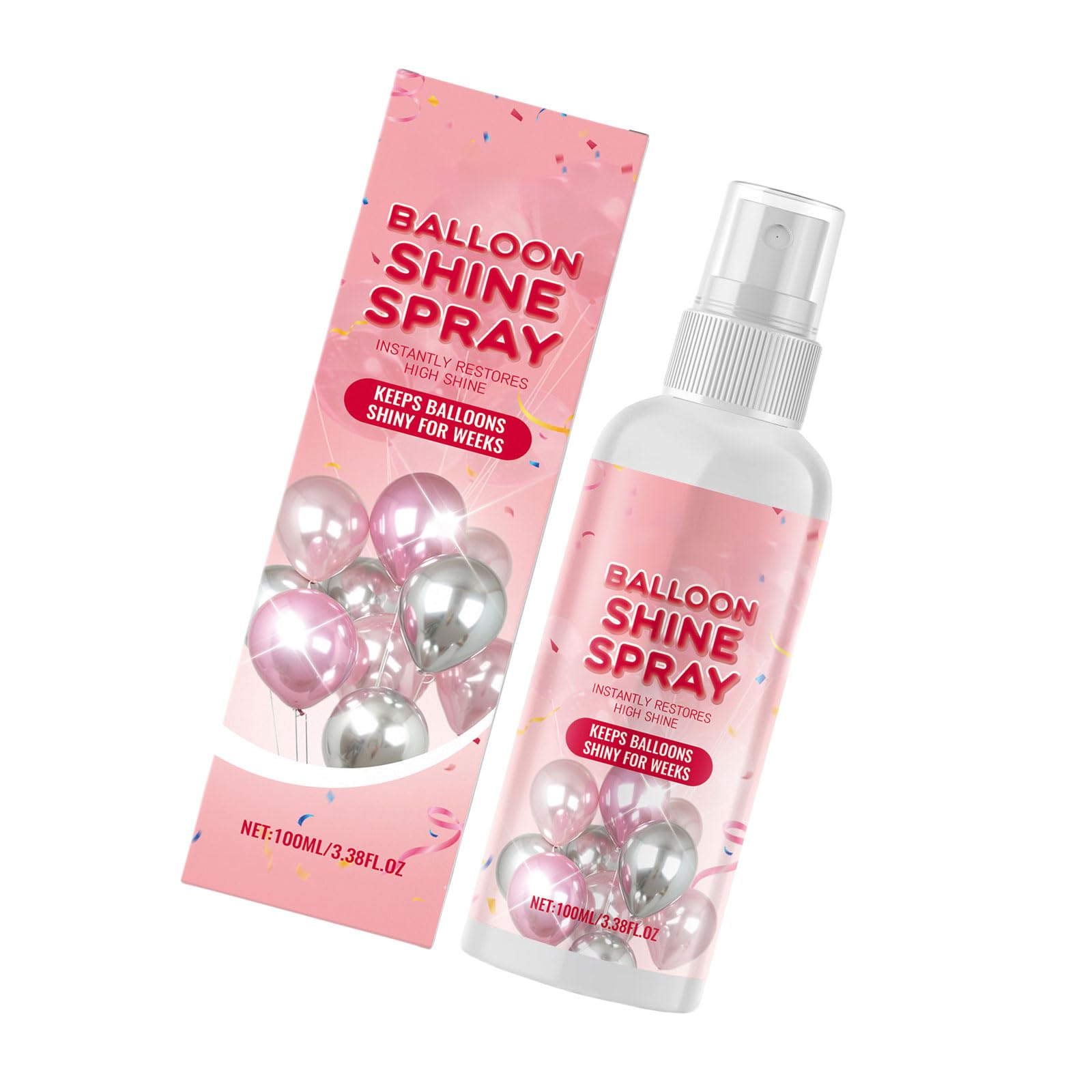 carotoe 100ml Balloon Shinning Mists Sprayer Accessory for Application At Nighttimes Gatherings Party Decoration Event Glows Mists
