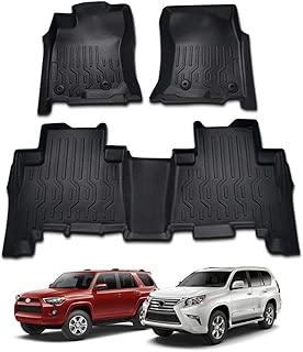 Powerty Floor Mats for Toyota 4Runner 2013-2019 & Lexus GX460 2014-2019 4D All Weather Protection - coolthings.us