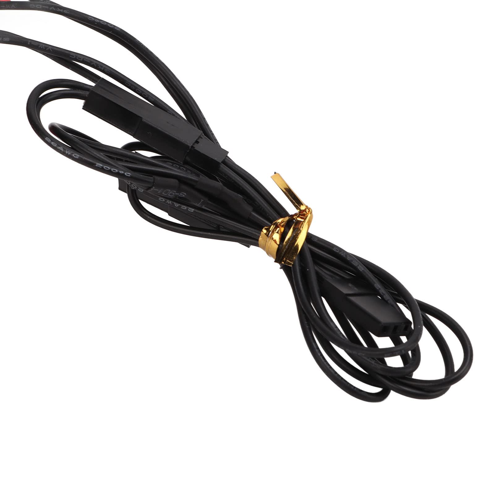 Rc Motor Cooling Fans, Dual 30mm Rc Brushless Motor Fan Rc Cooling Fans with Metal Cover 4068 4074 Brushless Motor Heatsink for 1/8 Remote Control Car (Orange)