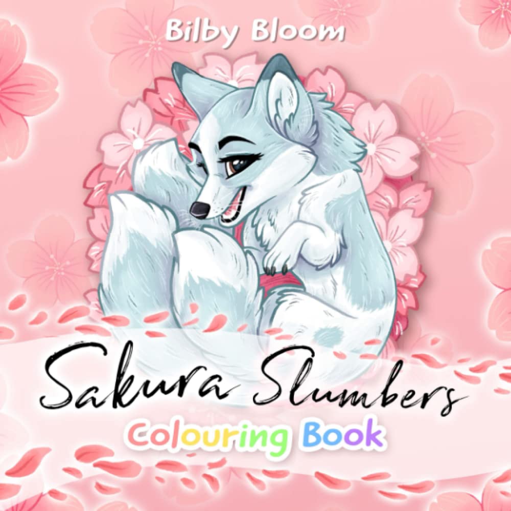 Sakura Slumbers Colouring Book