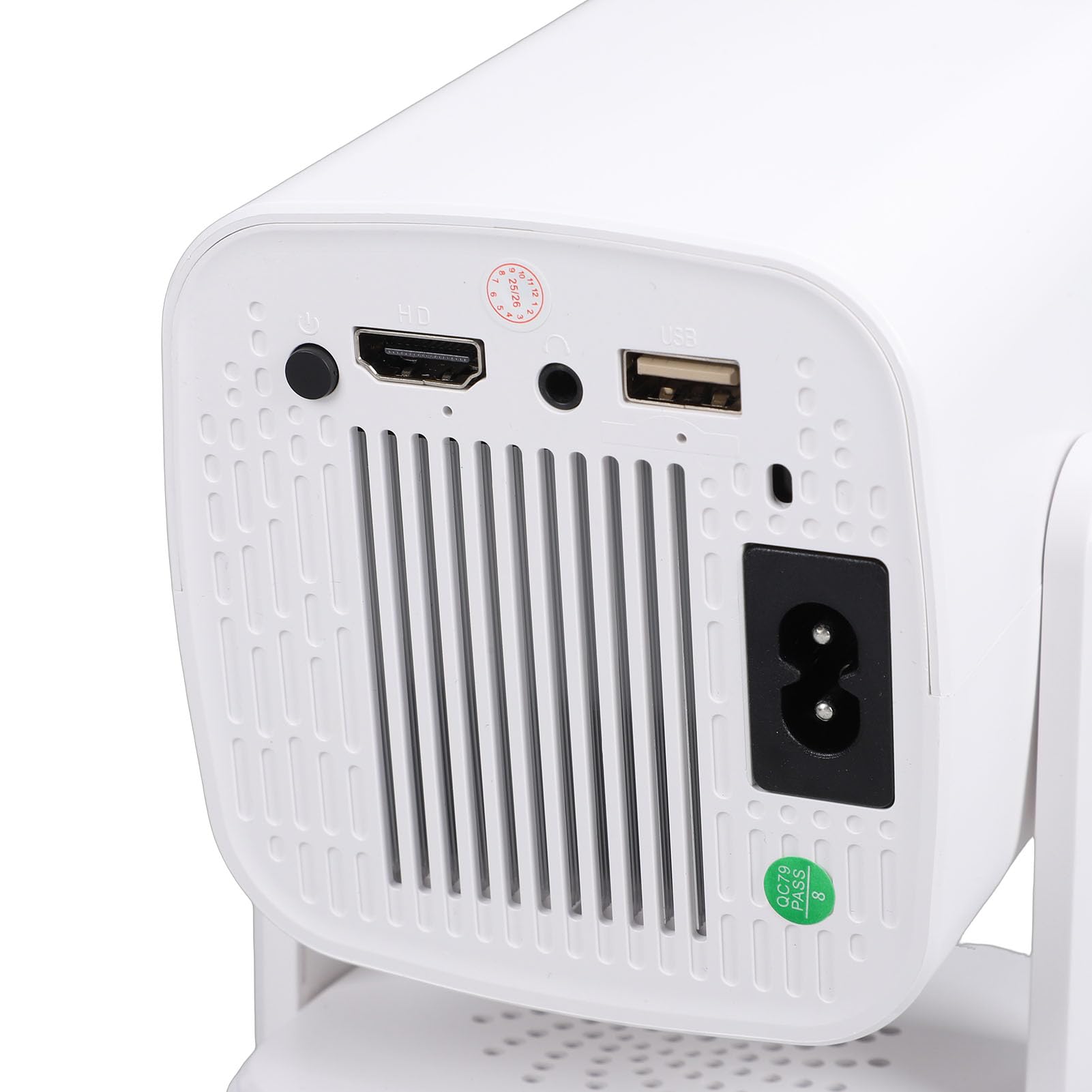 Mini Projektor Filmowy, Przenośny, Inteligentny Projektor Wideo 4K 1080P z automatyczną korekcją, WiFi 6 BT 5.4, Ekran Projekcyjny od 25 do 110 Cali, do Domu, Sypialni (wtyczka UE)