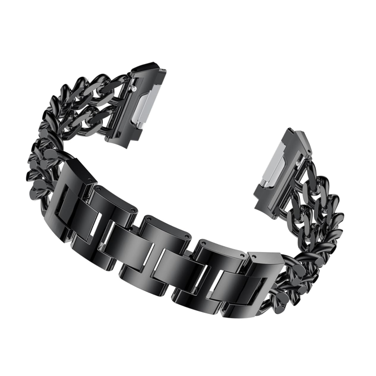 Artibetter 3 Pièces Bracelet De Montre À Chaîne À Double Rangée Bracelet De Montre Intelligente Noir