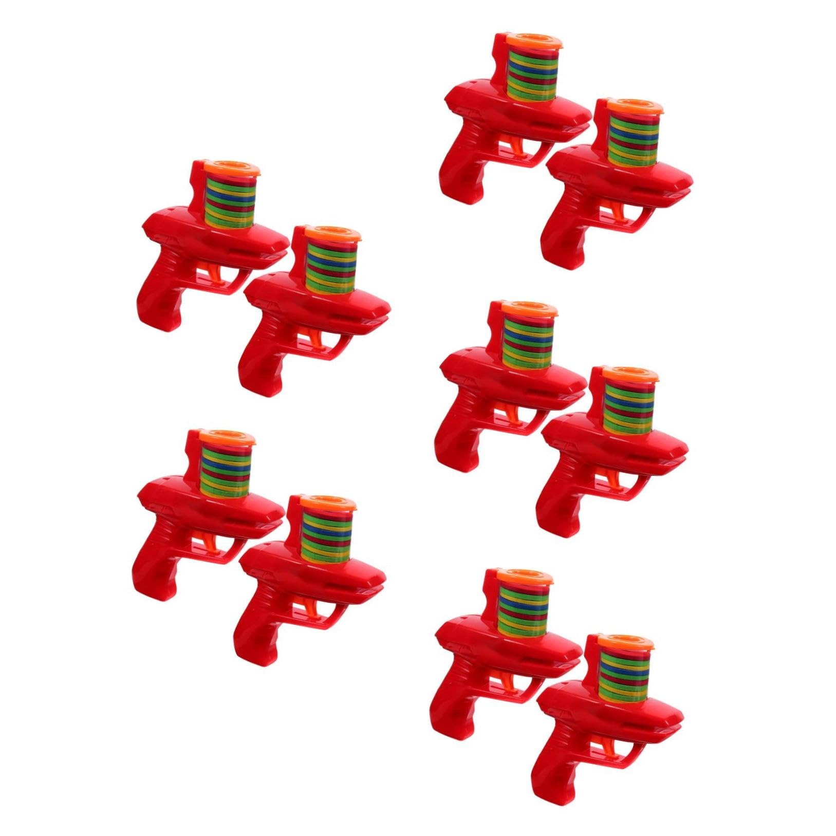 BESPORTBLE 10 Lanciatore Dischi in Schiuma per Sicuro e Durevole per attività Outdoor e Indoor Migliora Coordinazione Occhio Mano Colore Casuale