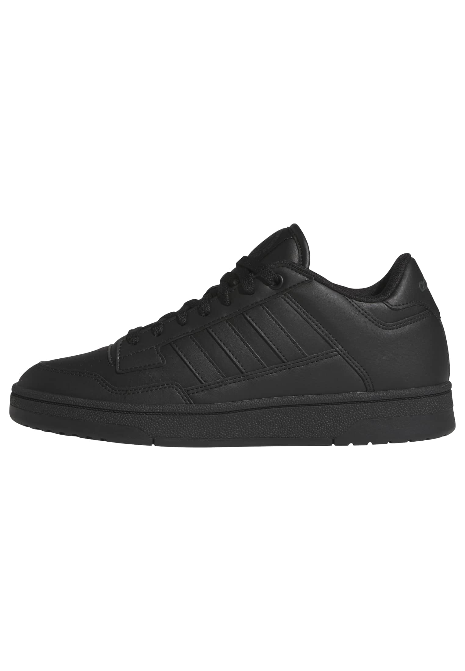 adidas Mixte Rapid Court Low Shoes, Core Black/​Core Black/​Carbon, 44 EU