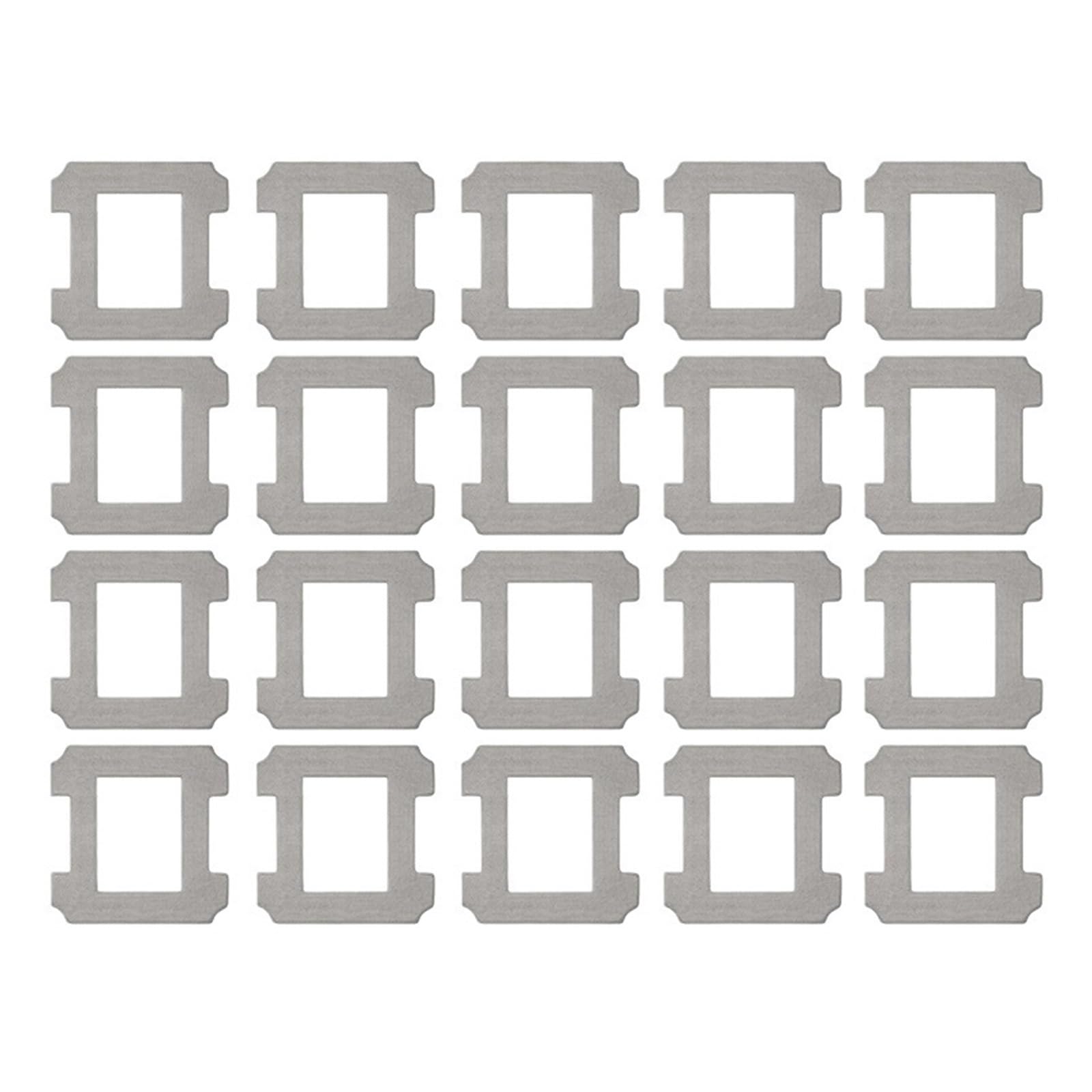 Fensterputztuch, Kompatibel for ECOVACS, WINBOOT W2 / W2, Kompatibel for OMNI,/ W1 W1 Pro Mikrofaser-Mopp-Pad-Tuch-Ersatzteile(10pcs)