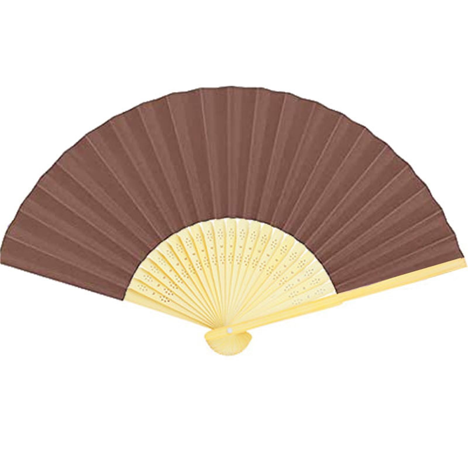 ENSDIEPLS Paper Wood Folding Fan
