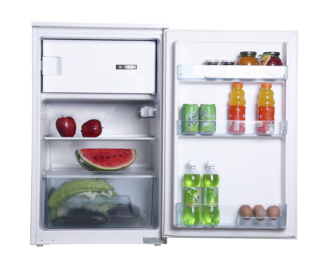 respekta Küchenzeile Oliver KB280EYW Weiß 280 cm Breite mit Elektrogeräten