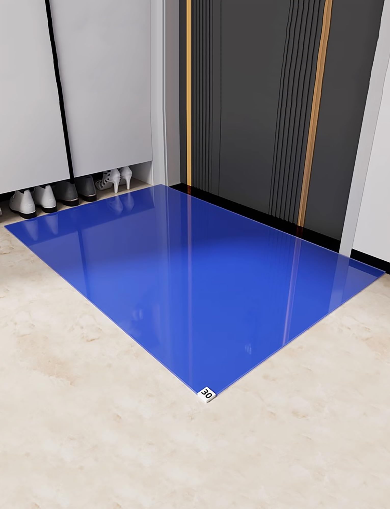 Tapis de sol jetables collants pour éliminer la poussière sous les chaussures