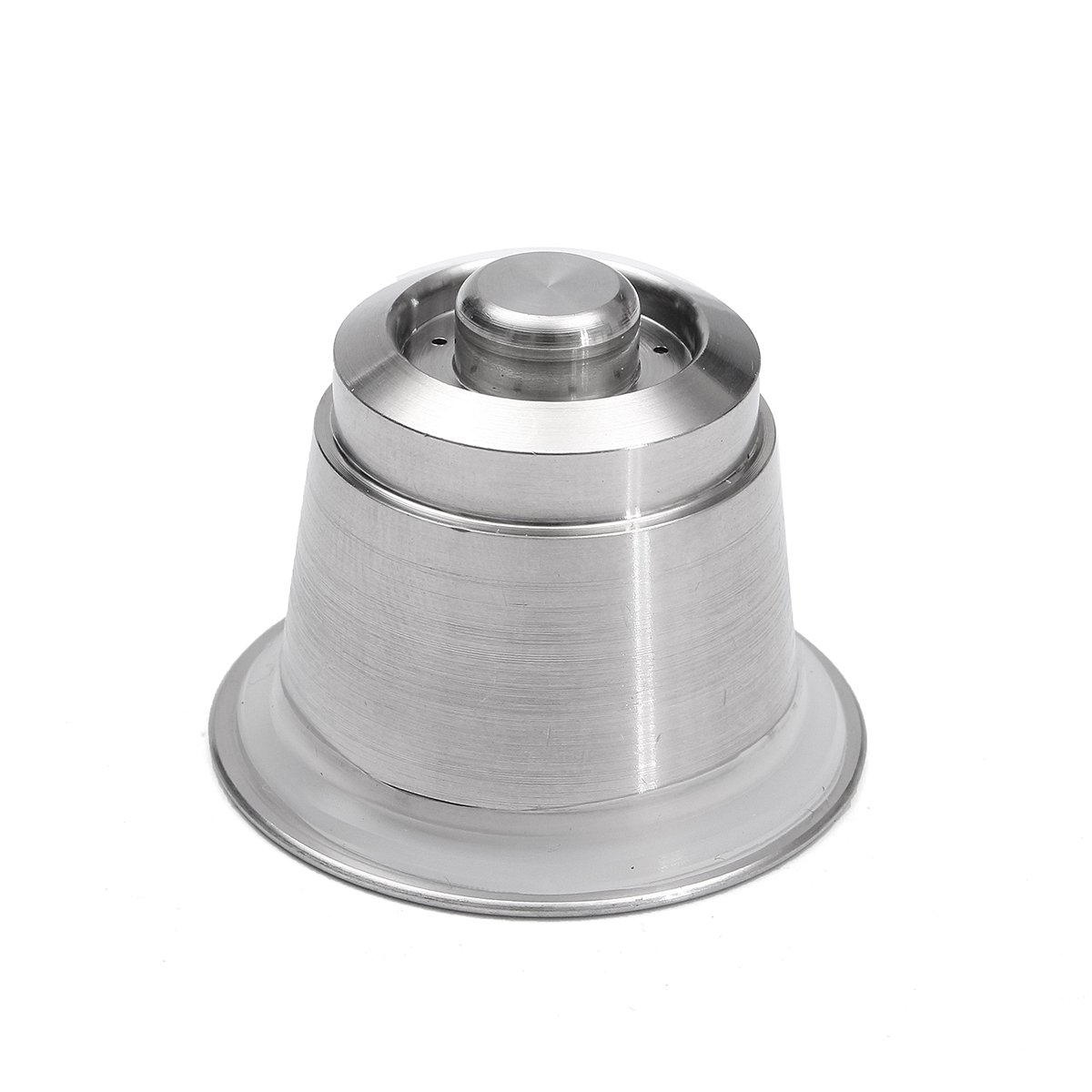 Cápsula de café recargable de acero inoxidable reutilizable para máquina Nespresso