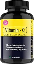 Vitaminhaat Vitamin C with Bioflavonoids & Rose Hips 60 Capsules